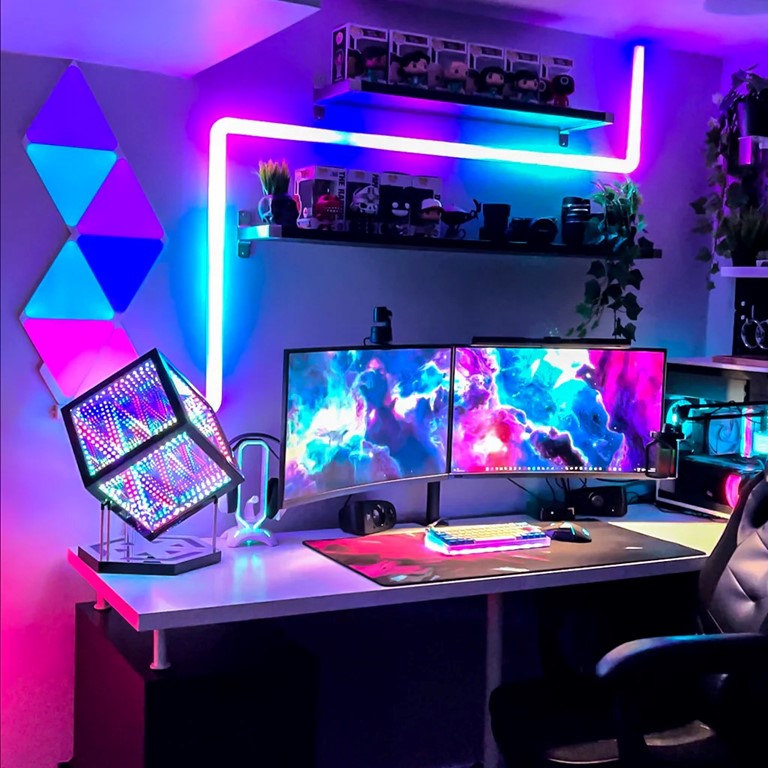 نورپردازی RGB اتاق گیمینگ